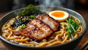 découvrez notre recette de ramen au porc, une version fondante et savoureuse qui réchauffe les papilles. facile à préparer, elle allie tradition et gourmandise pour un repas réconfortant.