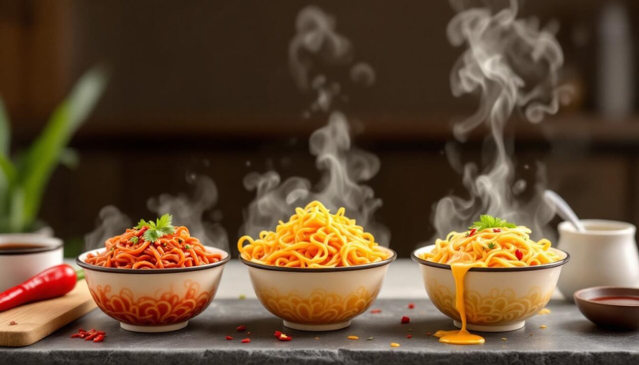 Lire la suite à propos de l’article Échelle de Scoville des nouilles Buldak : classement complet par niveau de piquant