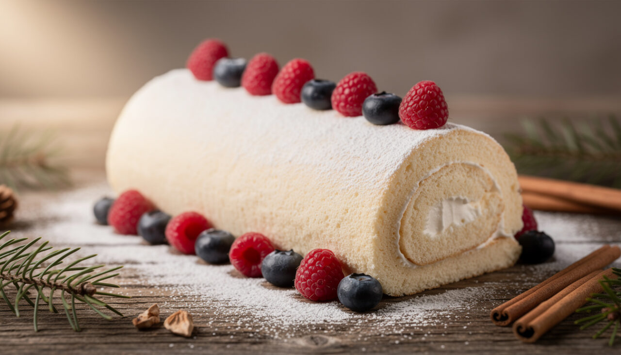 Lire la suite à propos de l’article Bûche de noël facile et légère pour une fin de repas gourmande sans lourdeur