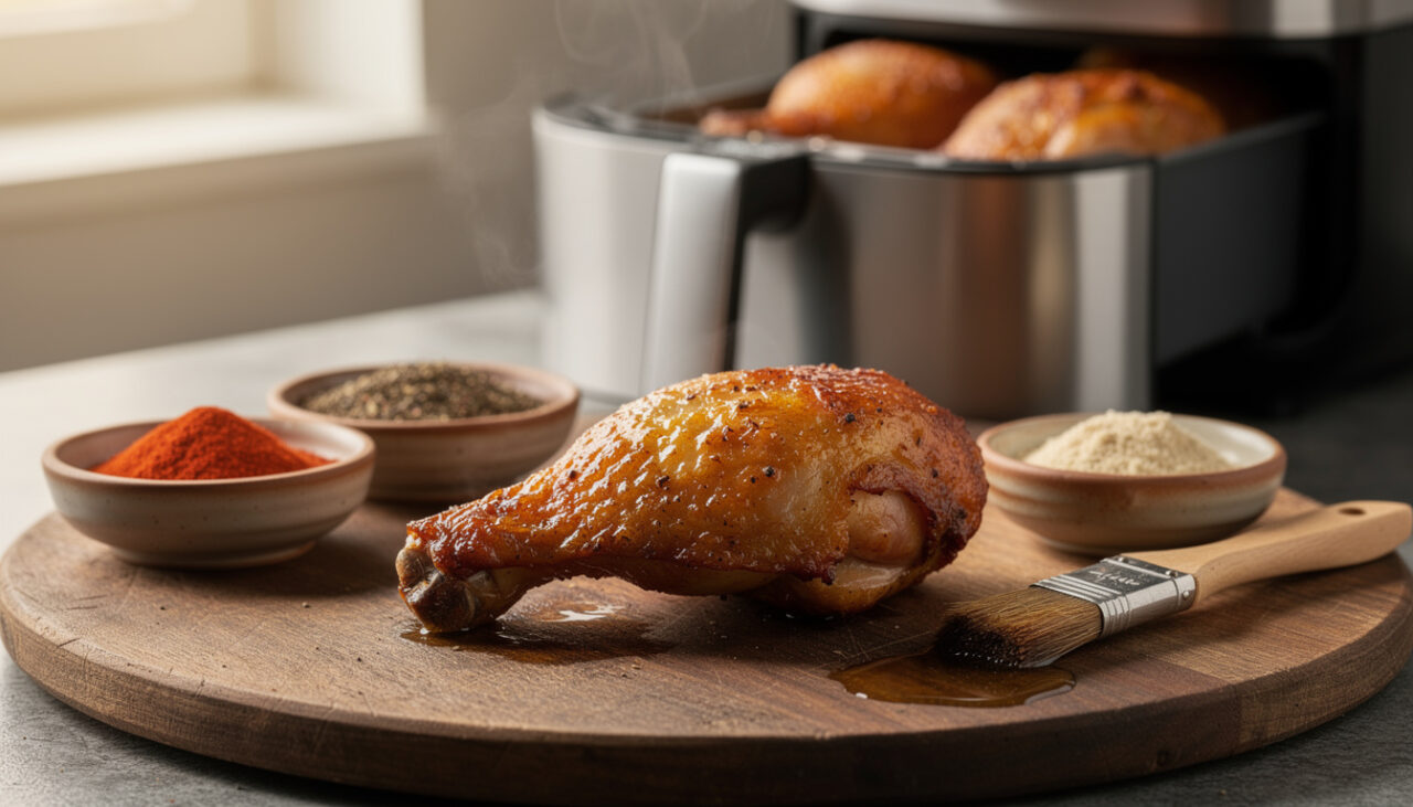 You are currently viewing Cuisse de poulet croustillante à l&rsquo;Airfryer : astuces pour une cuisson parfaite