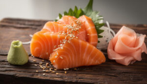 découvrez notre recette de sashimi de saumon aux graines de sésame, pour une saveur authentique et raffinée, idéale pour vos repas japonais maison.