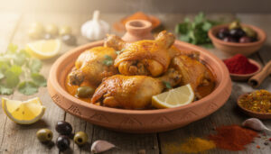 découvrez une recette authentique de tajine de poulet aux épices marocaines, un plat savoureux et parfumé qui ravira vos papilles.