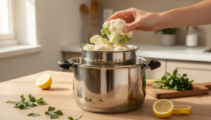 découvrez comment cuire le chou-fleur à la vapeur dans une cocotte minute pour préserver toutes ses saveurs et ses nutriments, tout en gagnant du temps en cuisine.