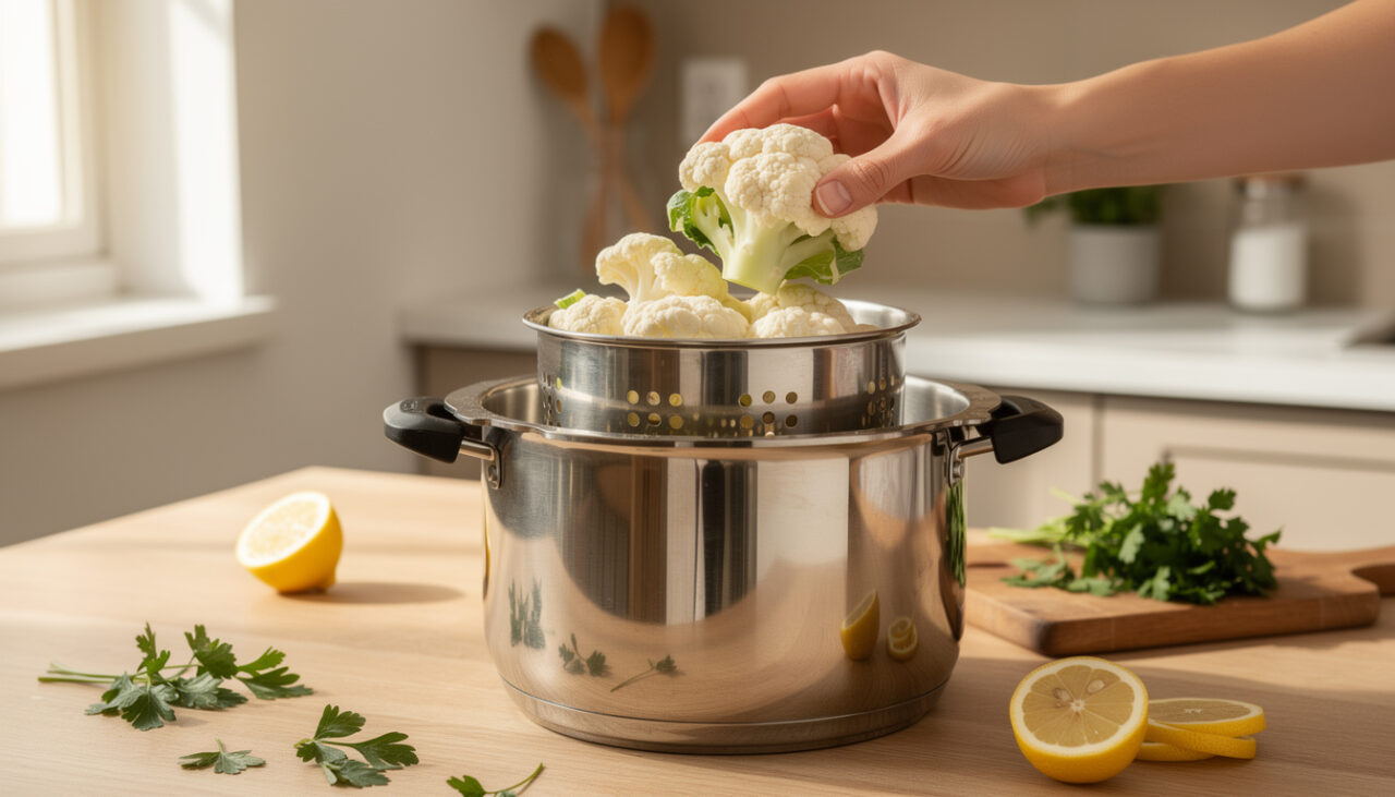 Lire la suite à propos de l’article Comment cuire le chou-fleur à la vapeur dans une cocotte minute pour préserver ses saveurs