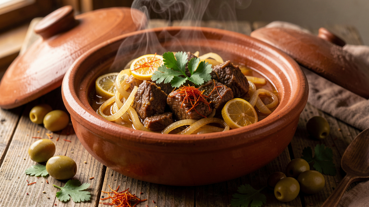 Lire la suite à propos de l’article Tajine de bœuf marocain fondant : la méthode en cocotte